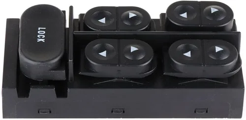 Vista 6 de Interruptor de elevalunas eléctrico delantero izquierdo compatible con Ford para F-350 1994-1997 para Ford para Tempo 1990-1994, interruptor