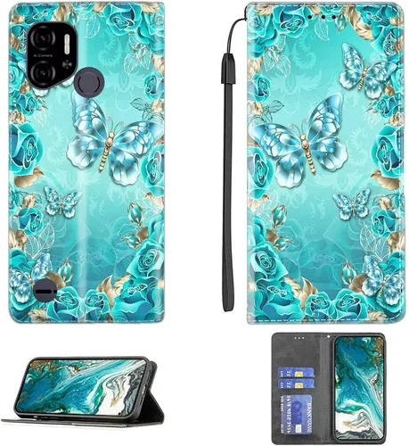 Vista 152 de jioeuinly ATT Motivate 2 - Funda compatible con ATT Motivate 2, funda con soporte abatible y cierre magnético DJS