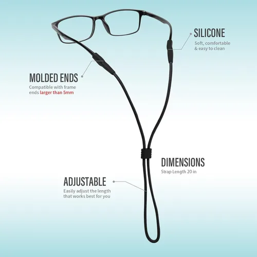 Vista 5 de Buyisgle Correa para Gafas de Niños 4 PCS - Cordones de Correas para Gafas de Sol para Niños Pequeños y Niñas - Soportes para Anteojos Alrededor