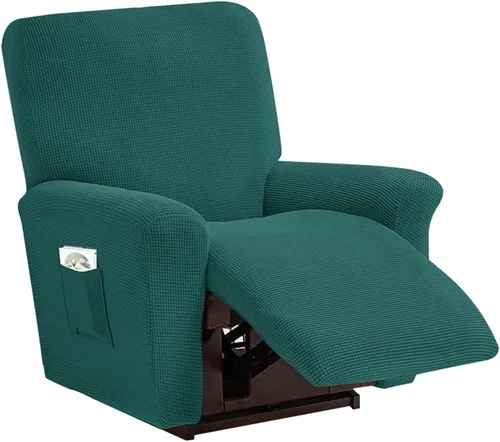 Vista 31 de vctops Fundas elásticas resistentes al agua, para sofá reclinable, suaves y lisas, con correa elástica antideslizante, protector de muebles
