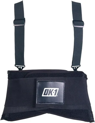 Vista 4 de OK-1 00689 - Cinturón lumbar negro, talla 2XL