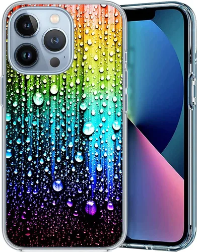 Vista 6 de Compatible con iPhone 11, funda estética Beach Wave Sunset Glow transparente, TPU suave, protección de cuerpo completo, regalo para mujeres y hombres
