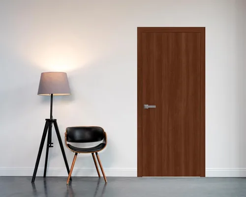 Vista 7 de SARTODOORS Puerta francesa sólida interior interior de 18 x 80 pulgadas roble caramelo 3001 básico Manija de marco de panel regular individual