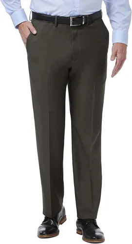 Vista 10 de Haggar Pantalón de vestir de ajuste clásico prémium para hombre Negro