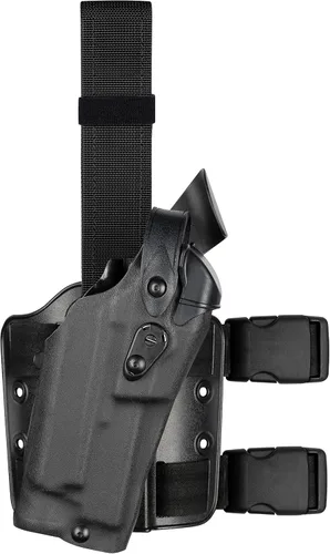 Vista 2 de Safariland 6304 ALS - Funda táctica para piernas, color negro, STX, Glock 21 con M3