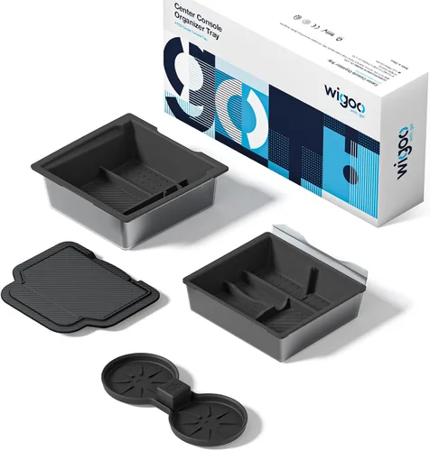 Vista 9 de Wigoo Para 2026 Tesla Model Y/3/YL Accesorios Organizador de consola 2PCS