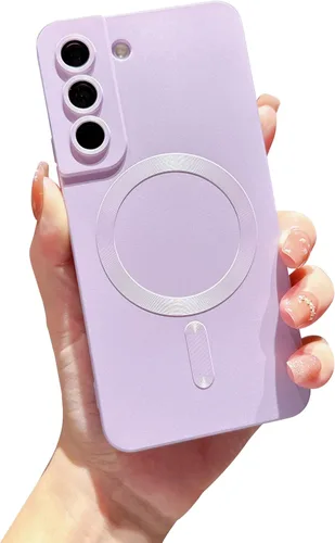 Vista 7 de phylla Funda para teléfono Samsung S21 FE [compatible con MagSafe] Funda magnética de lujo de color sólido protección completa de la cámara cubierta