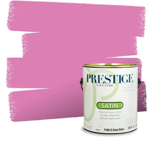 Vista 68 de Prestige Paints Pintura exterior e imprimación en uno, 1 galón, plano, coincidencia comparable de Valspar* Amber Rose*