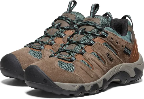 Vista 4 de KEEN Zapato de senderismo Headout de baja altura impermeable todo terreno para mujer