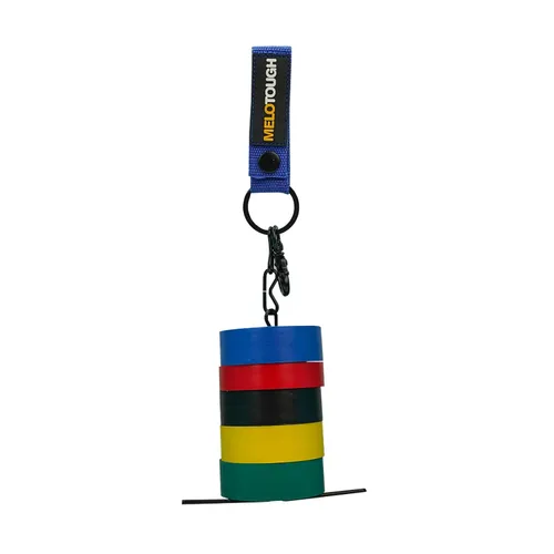 Vista 5 de MELOTOUGH Tanga de cinta para cinturón de herramientas, cintura electricistas, cadena con llavero y gancho de gatillo, color azul, 1 paquete