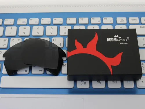 Vista 5 de ACOMPATIBLE 4 pares de lentes polarizadas de repuesto para Oakley Flak 2.0 XL OO9188 Pack P7