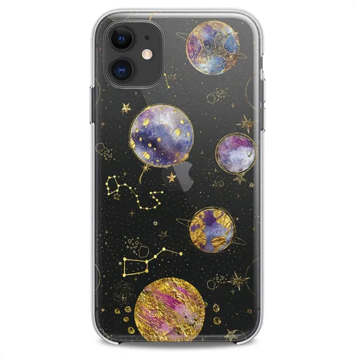 Vista 13 de Funda de poliuretano termoplástico compatible con iPhone 16e 15 14 13 12 11 Pro Max Plus Mini Xs Xr X 8 7 6 5 SE Spaceship Alien Outer Space Slim