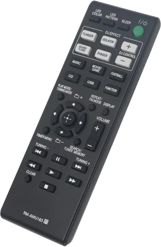 Vista 2 de RM-AMU163 Reemplazo remoto para Sony Home Audio Librería Receptor AV LBT-GPX77 LBT-GPX55 MHC-GPX88 MHC-GPX77 MHC-GPX55 MHC-GPX33 Shake-7 HCD-SHAKE5