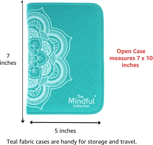Vista 6 de KnitPro Mindful Hope - Juego de agujas de tejer circulares de 5 pulgadas, tamaño 2.5, 3, 4, 5, 6, 7, 8 intercambiables, 3 cables, 2 conectores
