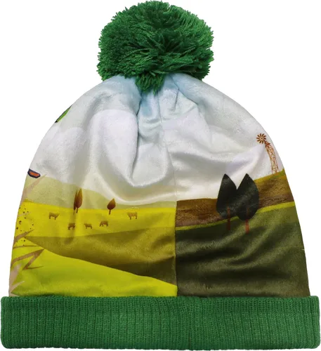Vista 2 de John Deere Sombrero de invierno para niños pequeños tamaños