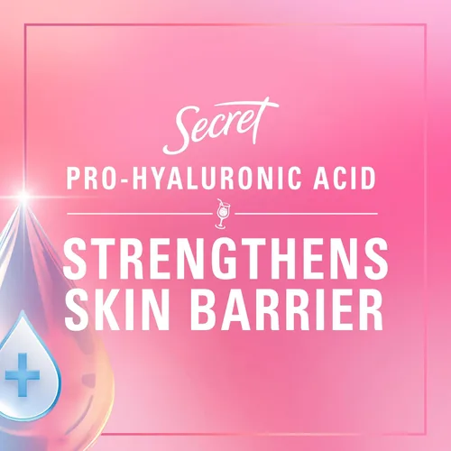 Vista 5 de Secret Desodorante antitranspirante para mujeres, paquete de barra y aerosol, Berry Passionate con aroma de maracuyá y guayaba, 72 horas de frescura