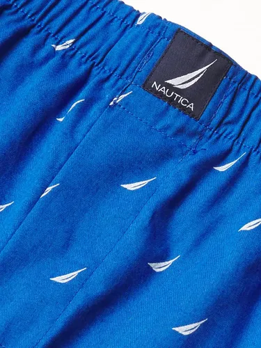 Vista 2 de Nautica Boxer tejido de algodón para hombre, paquete de 3
