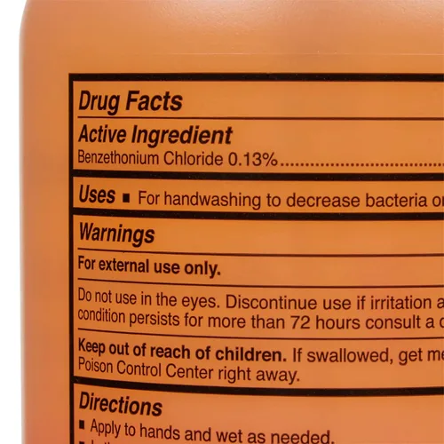 Vista 8 de McKesson Jabón líquido antibacteriano para manos, botella de bomba, 18 onzas, 12 unidades Aroma limpio