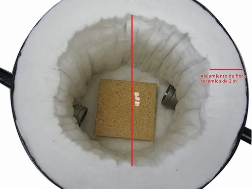 Vista 6 de Kit de horno de fundición de propano grande de 55.1 lbs (55 libras) con crisol de 55.1 lbs, quemadores de doble forja, horno de fundición