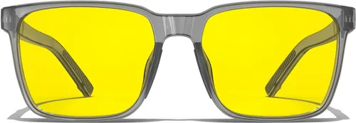 Vista 9 de Goiteia Lentes de conducción nocturna para hombres y mujeres, lentes amarillos para días lluviosos, antirreflejos desde los faros delanteros