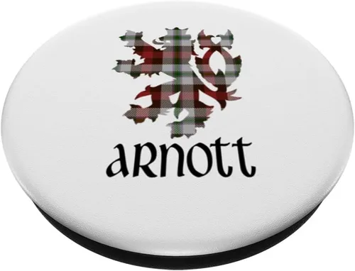 Vista 2 de Clan Arnott Tartan apellido escocés Scotland Pride PopSockets PopGrip intercambiables