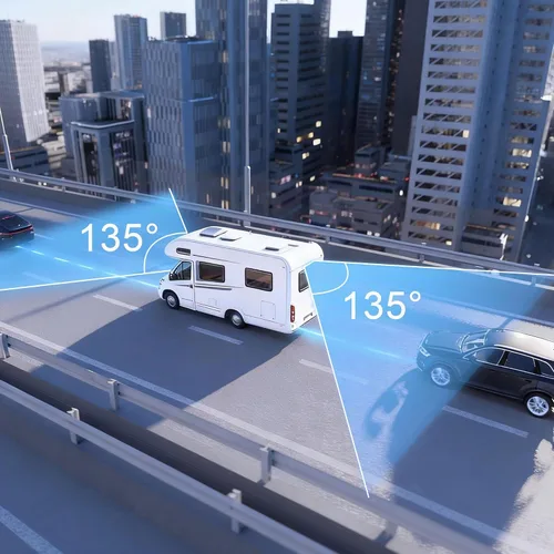 Vista 4 de Haloview Byte Tango BT16-V1 1080P Espejo Dashcam & Sistema de Cámara