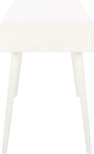 Vista 10 de Safavieh Home Collection - Escritorio Remy marrón con 1 cajón, para oficina, sala de estar, dormitorio, estudio, vestíbulo