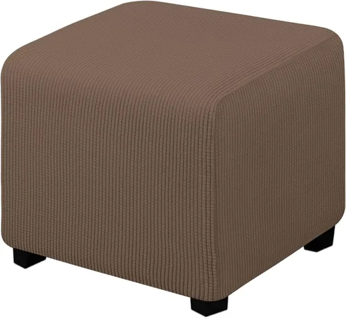 Vista 132 de Easy-Going Funda Elástica para Otomana Taburete de Almacenamiento Plegable Protector de Muebles Funda Rectangular Suave con Parte Inferior Elástica