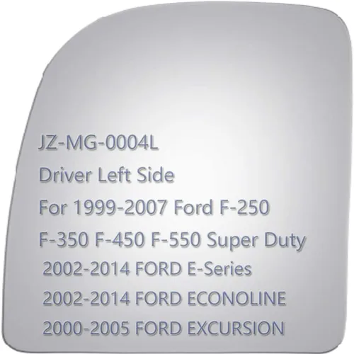 Vista 6 de JZSUPER - Espejo de remolque inferior para Ford F250 F350 F450 F550 Super Duty 99-07. Reemplazo para lado del conductor izquierdo LH convexo