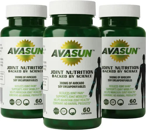 Vista 7 de Suplemento de apoyo articular de ASU – 300 mg de aguacate y soya insaponificables para comodidad de las articulaciones, movilidad y salud