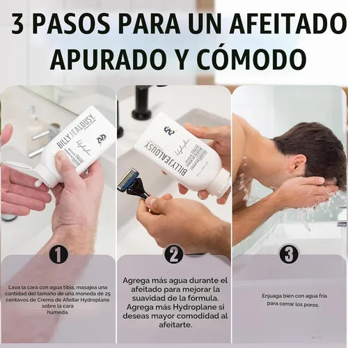 Vista 10 de Billy Jealousy Hydroplane - Crema de afeitar para hombre
