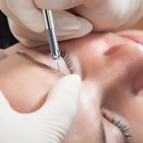 Vista 7 de Microblading - Juego de 20 lápices de cejas manuales para tatuajes+lápices impermeables para cejas, juego de lápices de cejas para marcar, rellenar