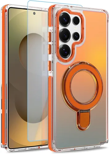 Vista 158 de Funda magnética para Google Pixel 10 Pro XL [compatible con Magsafe] [bonito diseño fluorescente de moda] a prueba de golpes, delgada, translúcida