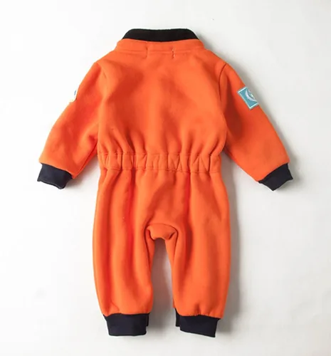Vista 3 de stylesilove Disfraz de vellón de astronauta para bebé, para fiesta de cosplay, Halloween, ropa para bebé niño
