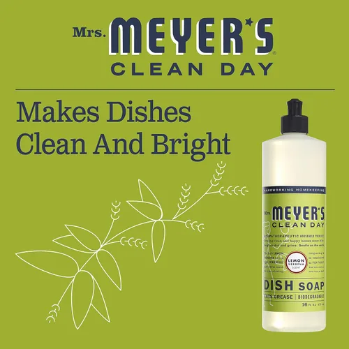 Vista 65 de Mrs. Meyer’s Clean Day - Detergente líquido para platos, aroma a lavanda, botella de 16 oz