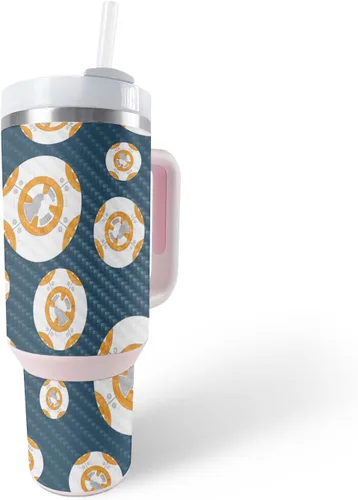 Vista 16 de MightySkins - Funda de fibra de carbono compatible con el vaso Stanley The Quencher H2.0 FlowState de 40 onzas, vida útil, acabado de fibra