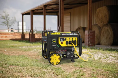 Vista 9 de Champion Power Equipment Generador portátil de respaldo de combustible dual de 9375 vatios con escudo de CO