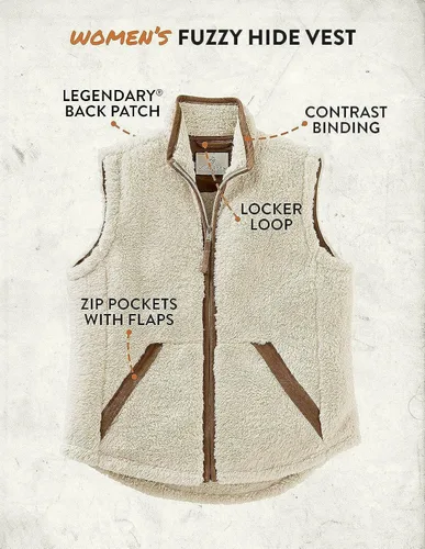 Vista 7 de Legendary Whitetails Chaleco de forro polar mullido para mujer
