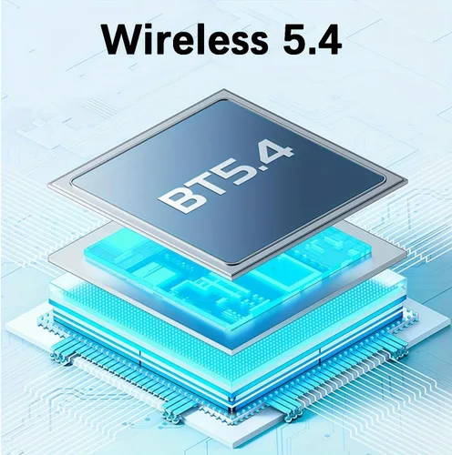 Vista 2 de Adaptador auxiliar Bluetooth 5.4 para automóvil, transmisor receptor Bluetooth 2 en 1 para automóvil con pantalla de visualización, adecuado