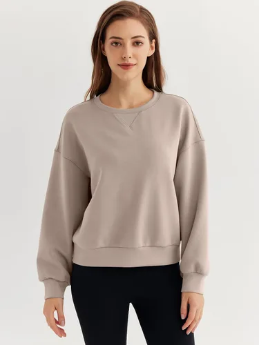 Vista 4 de AUTOMET Sudaderas con capucha para mujer, cuello redondo, suéteres casuales y cómodos, trajes de otoño, ropa de invierno de moda 2023