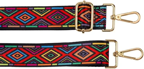 Vista 4 de ZANQANO - Correa de repuesto para bolsa bandolero, ajustable, estilo guitarra, multicolor