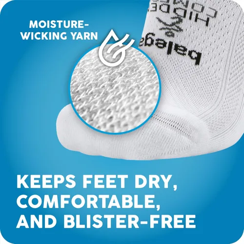 Vista 8 de Balega Hidden Comfort - Calcetines deportivos para correr, unisex, invisibles, de rendimiento (1 par)