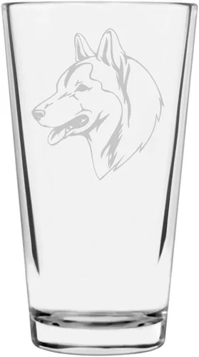 Vista 54 de Podenco Canario - Vaso de pinta de 16 onzas con temática de perro personalizado