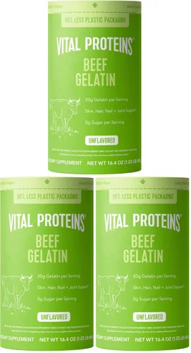 Vista 10 de Vital Proteins Polvo de gelatina de res - Alimentado con pasto 16.4 onzas