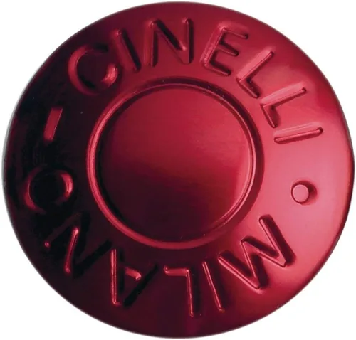 Vista 6 de Cinelli Milano - Tapones anodizados para manillar Negro (black Logo)