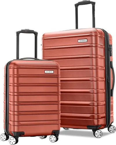 Vista 13 de Samsonite Omni 2 Hardside, Plateado (Arctic Silver), Juego de 2 piezas (equipaje de mano/grande), Omni 2 Equipaje rígido expandible con ruedas