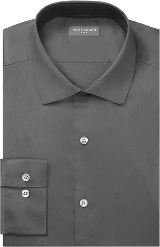Vista 3 de Van Heusen Camisa de vestir para hombre, ajuste regular, ultra sin arrugas, cuello flexible elástico