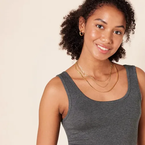 Vista 4 de Tienda Essentials - Camiseta de tirantes ajustada para mujer paquete de 2
