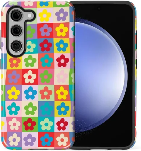 Vista 114 de Funda compatible con Samsung Galaxy S23, funda híbrida de protección rígida de 2 capas, a prueba de golpes, funda protectora resistente para Lata