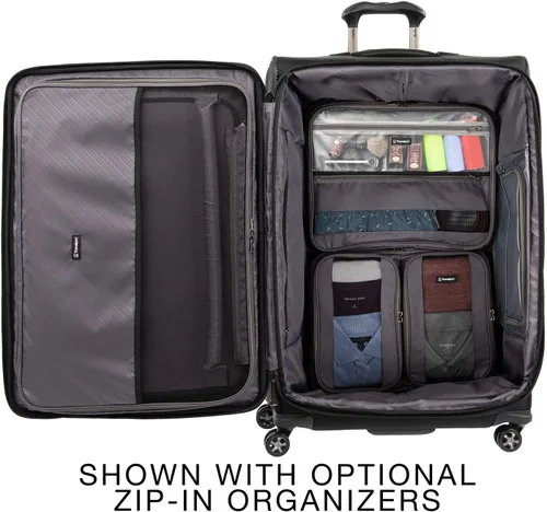 Vista 2 de Travelpro Crew Versapack - Maleta giratoria extensible Softside Negro azabache 407186901